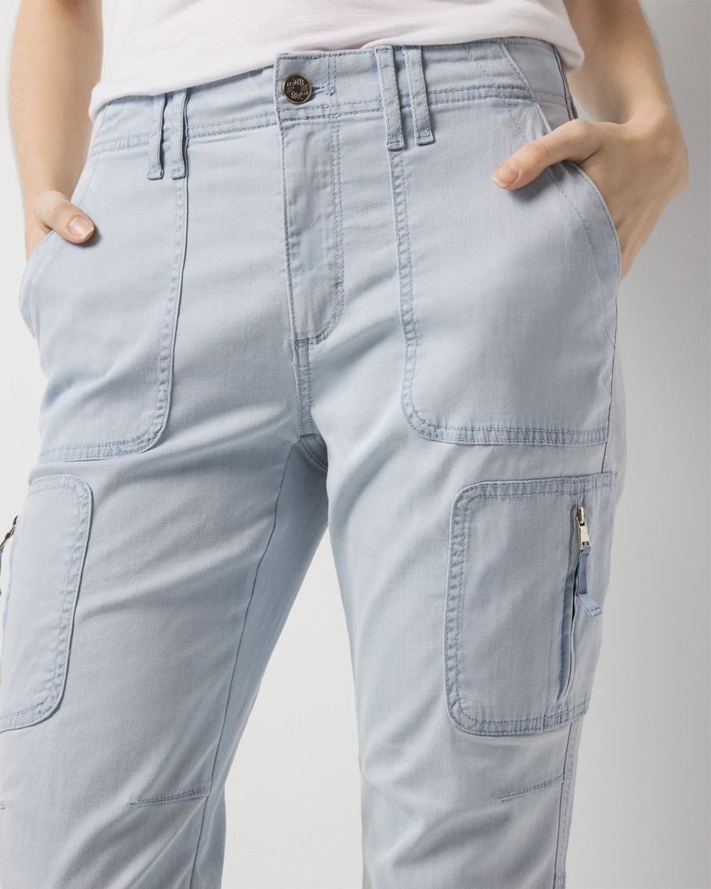Mid-Rise Pret-A-Pedi Straight Cropped Pant