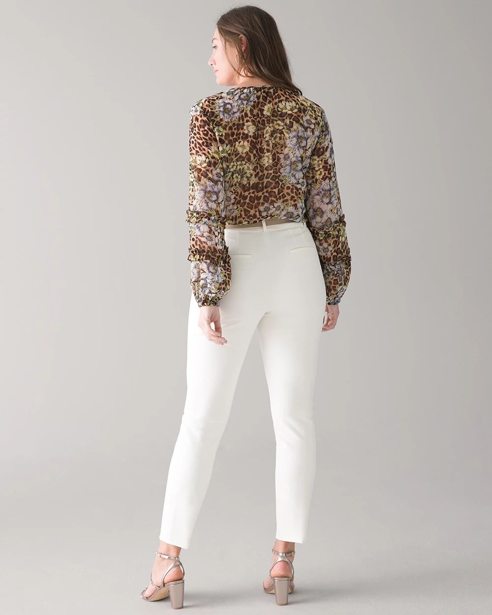 Curvy WHBM® Elle Slim Ankle Comfort Stretch Pant