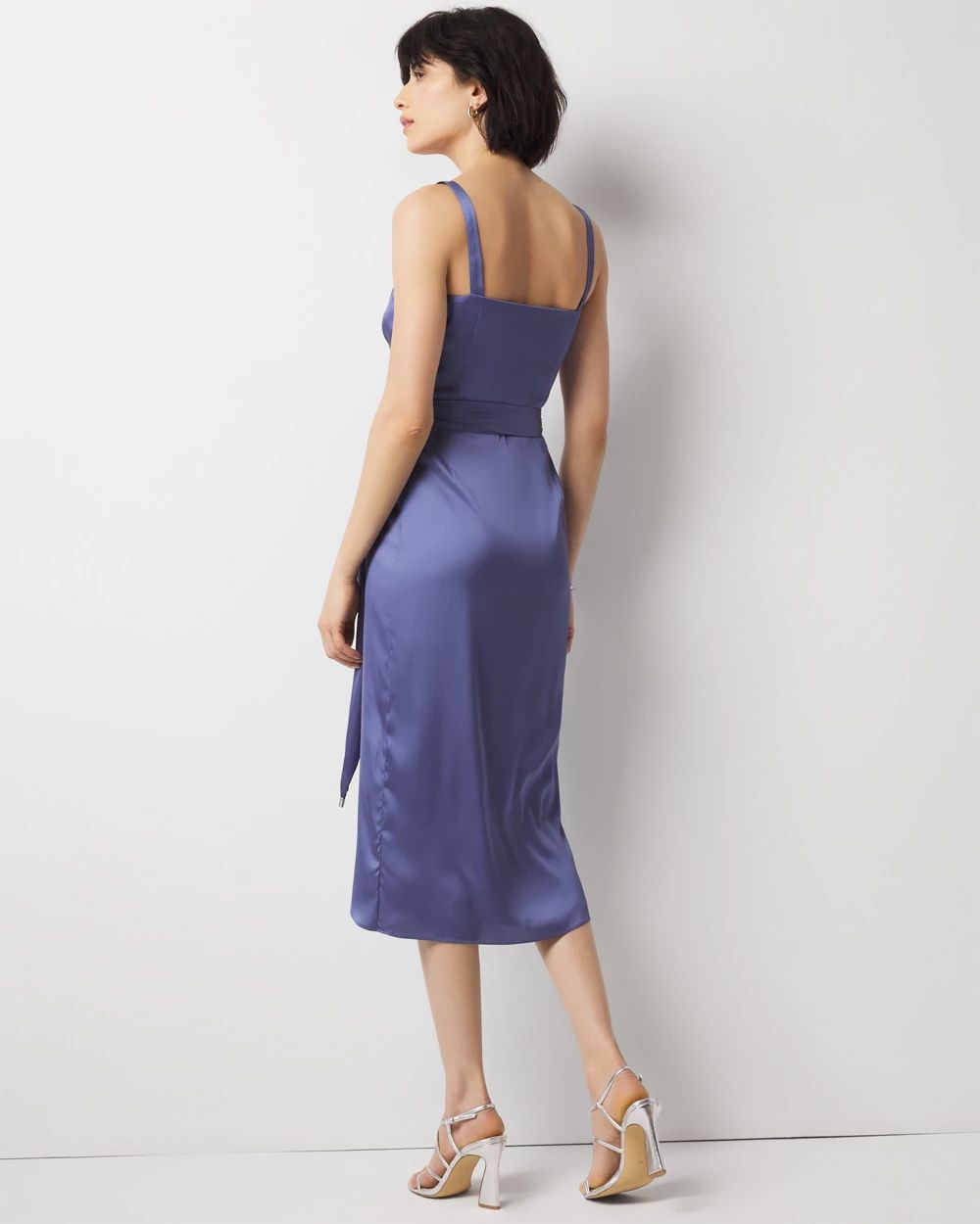Drape Front Wrap Dress