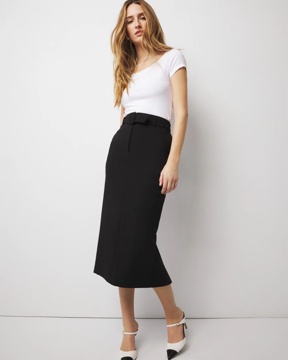 Belted Trouser Skirt