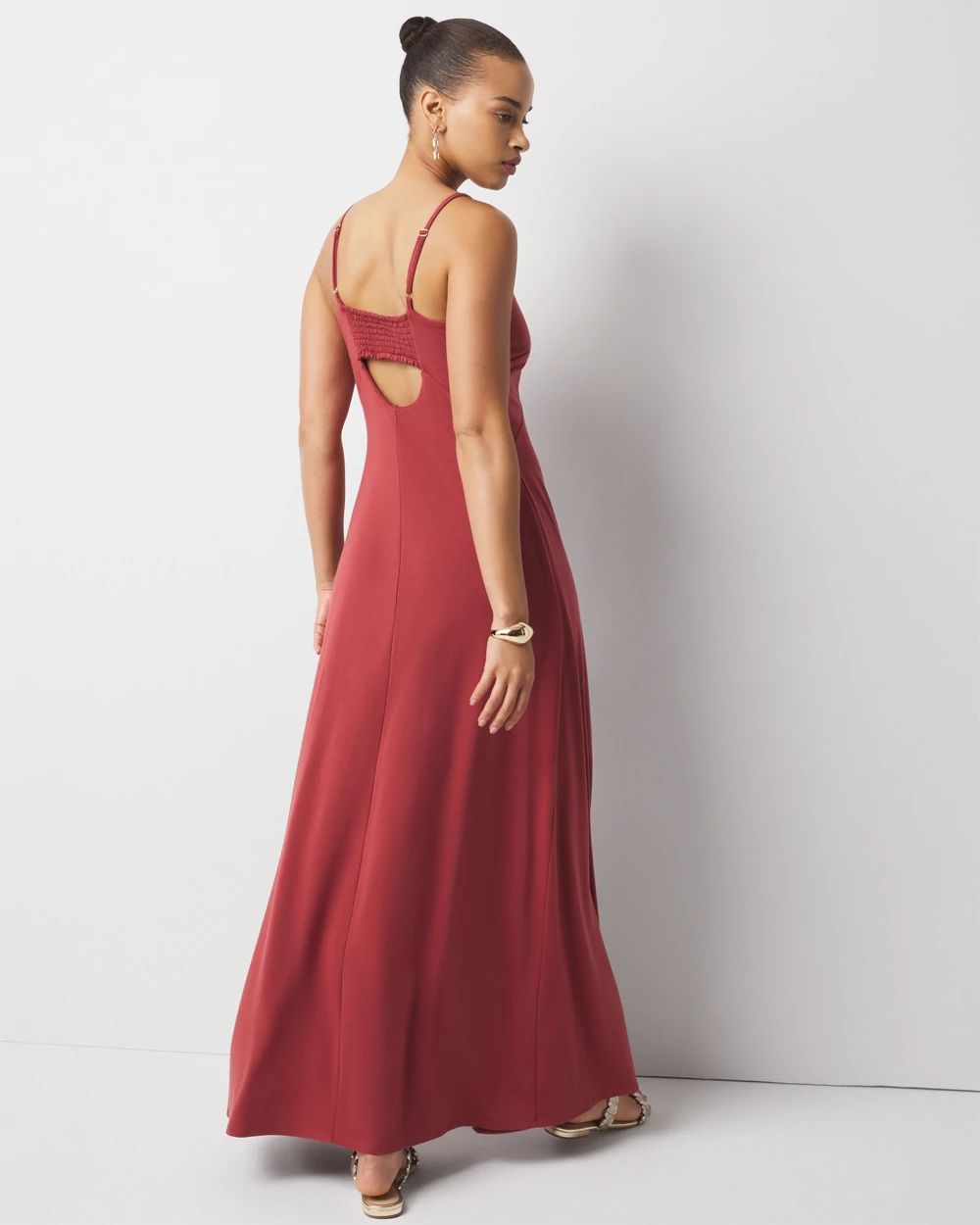 Petite Hardware Jersey Maxi Dress