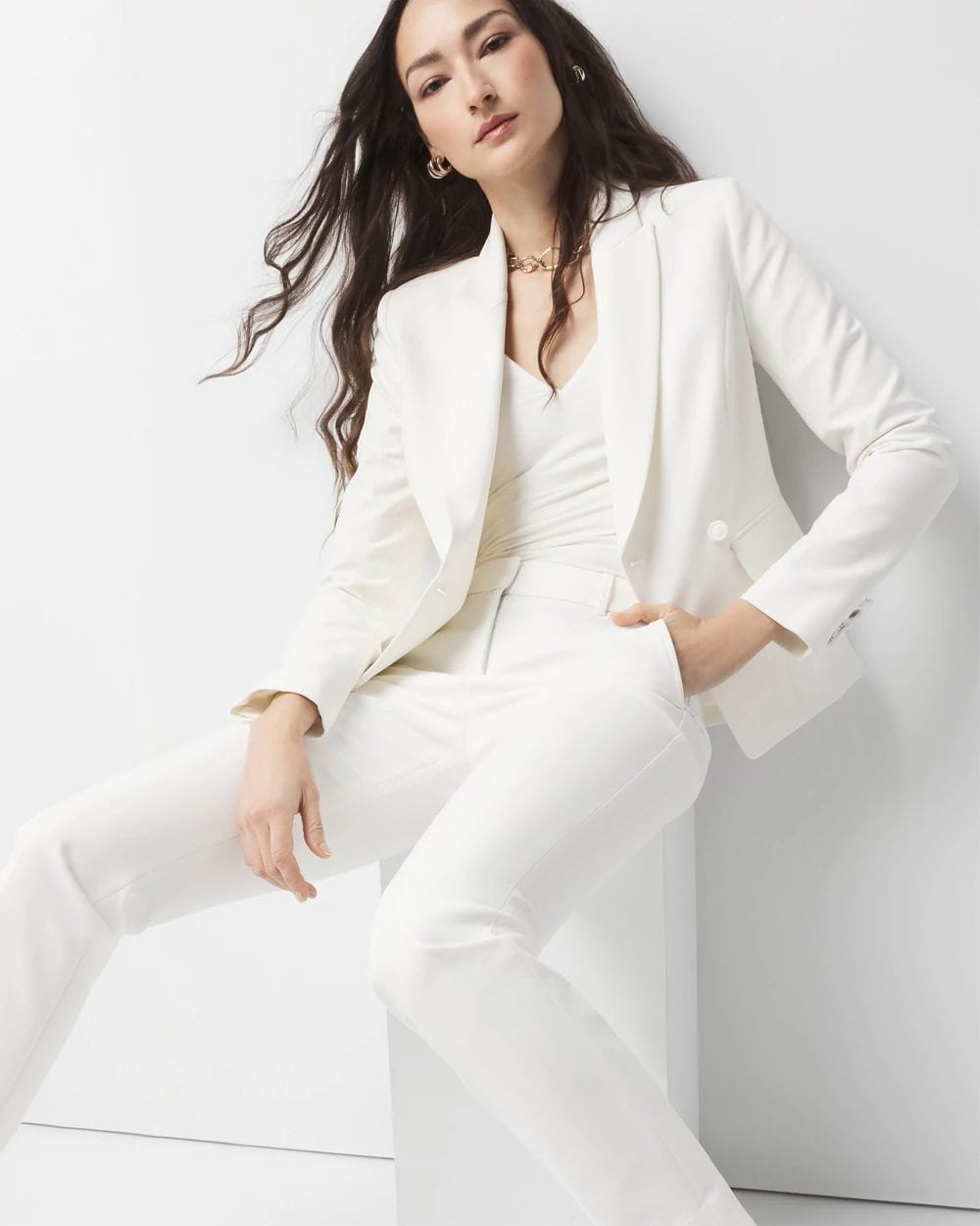 WHBM® Two-Button Studio Blazer