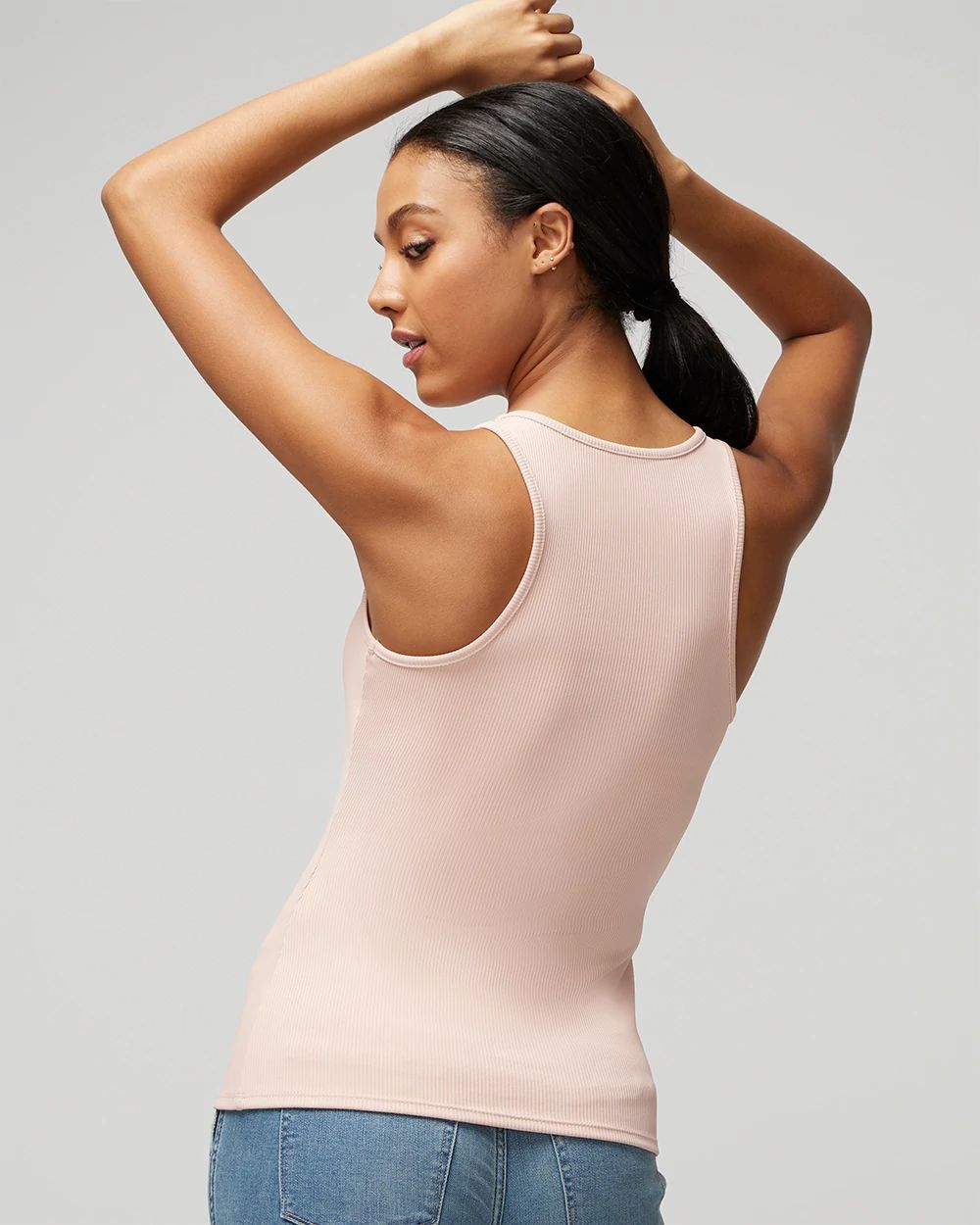 WHBM FORME™ Ribbed Stretch Tank