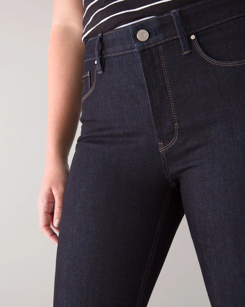 Curvy-Fit High-Rise Skinny Jeans