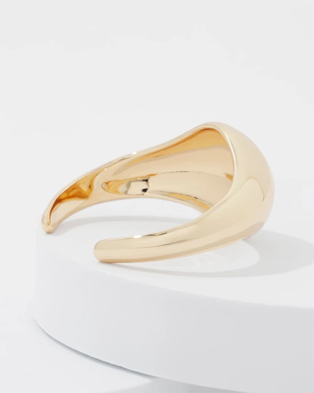 Gold Sculptural Cuff