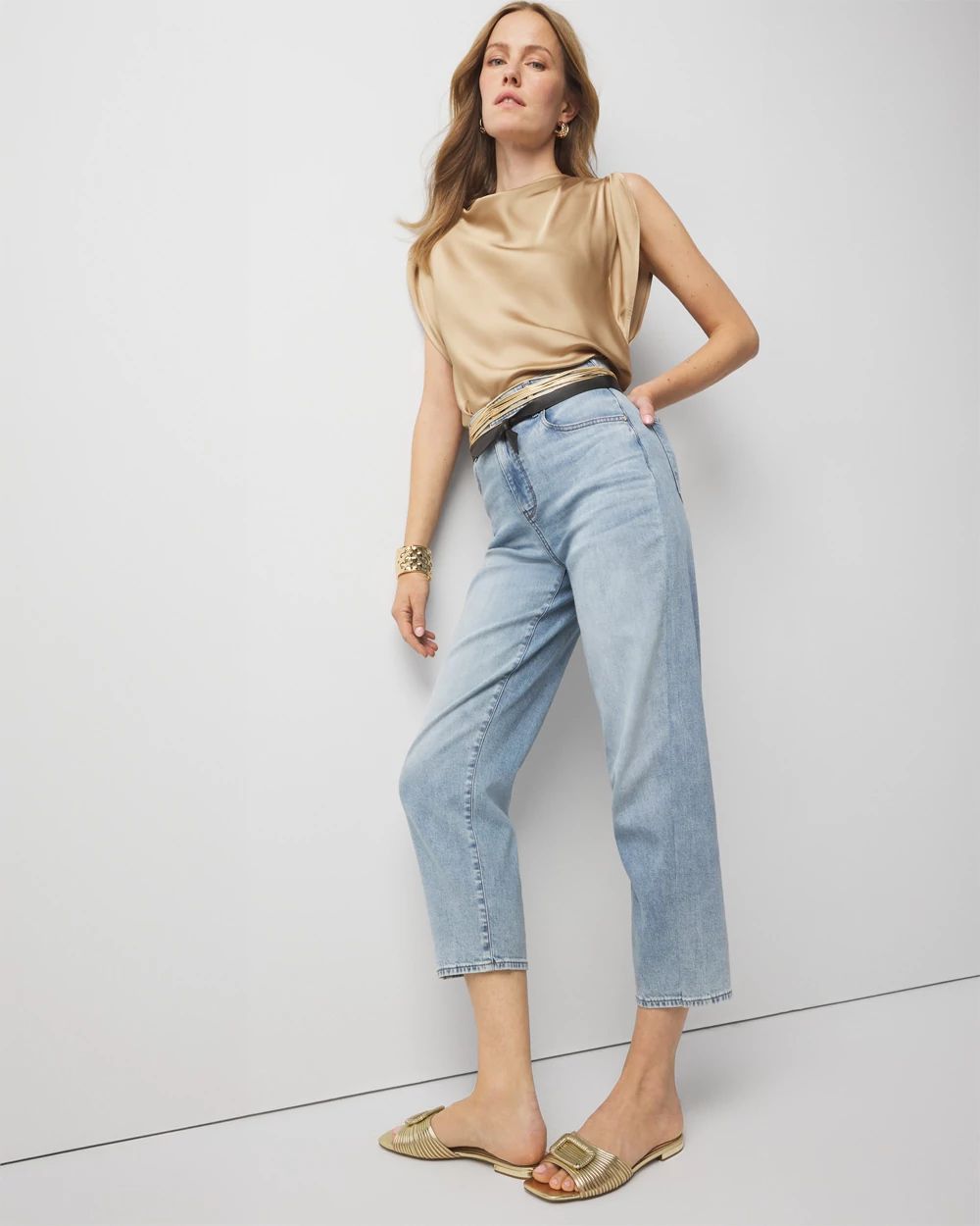 Extra High-Rise Barrel Jean