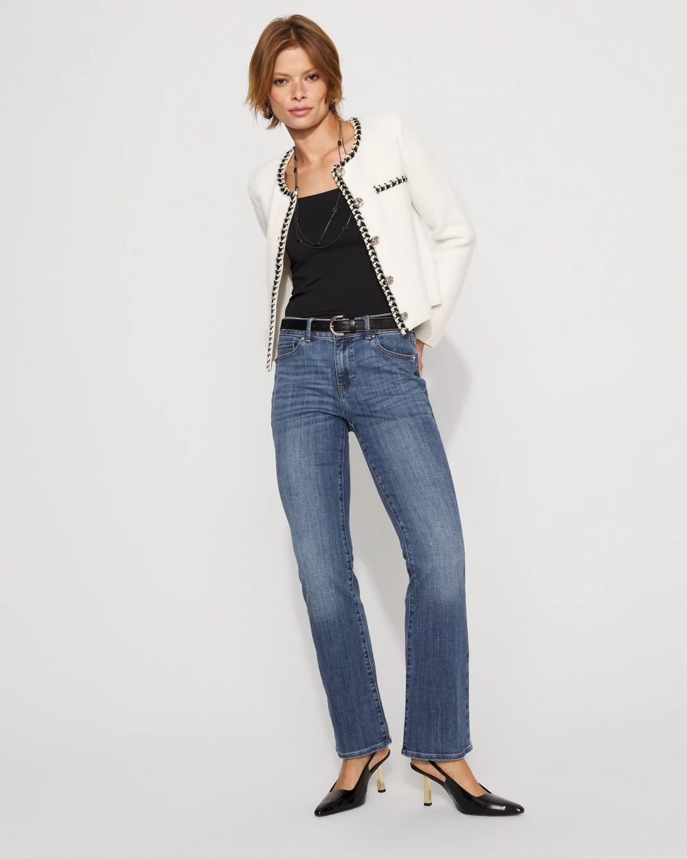 Mid-Rise Bootcut Jean