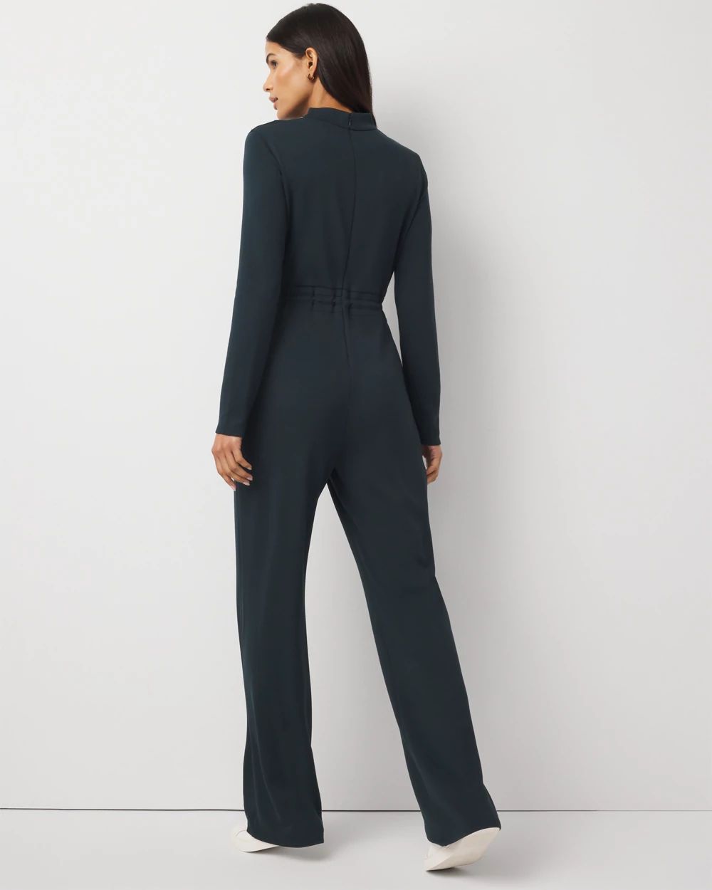 Petite Mockneck Jumpsuit