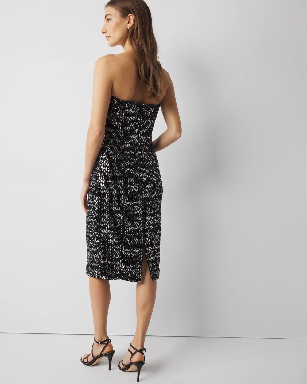 Strapless Sequin Mini Dress