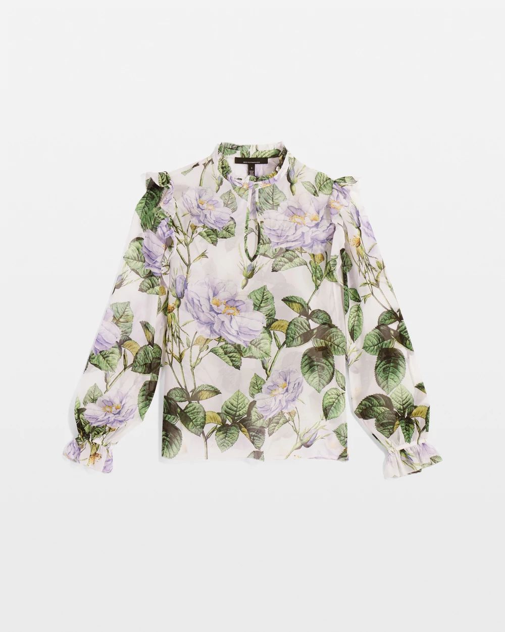 Petite Romantic Chiffon Blouse