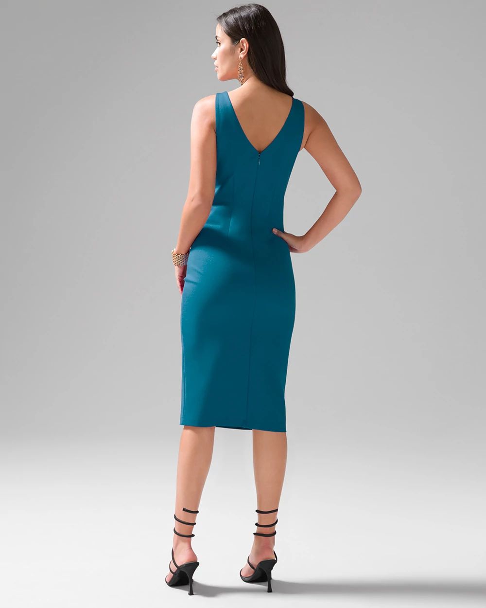 WHBM® AURA Sleeveless Sculpting Sheath Dress