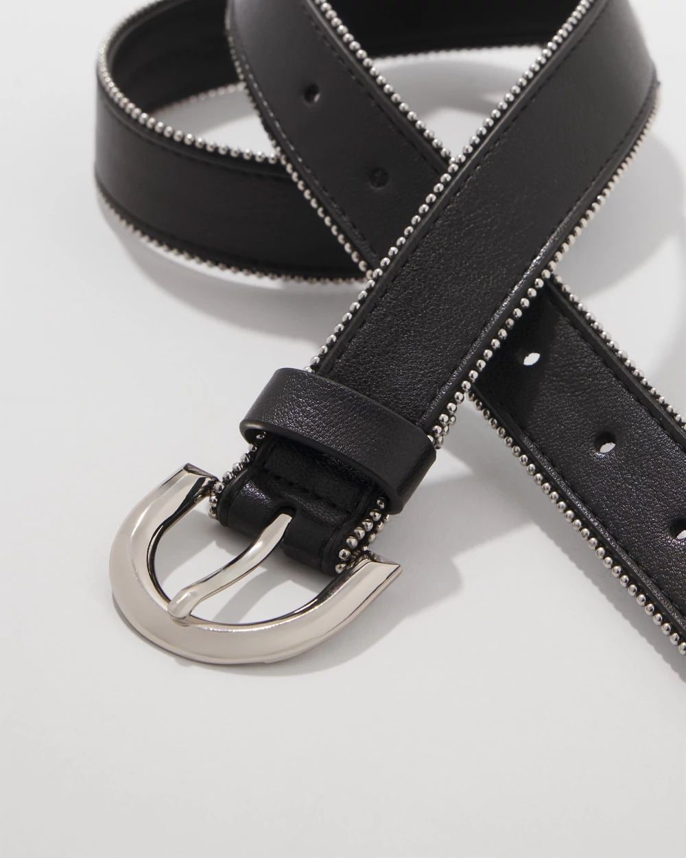Ball Chain Trimmed Belt