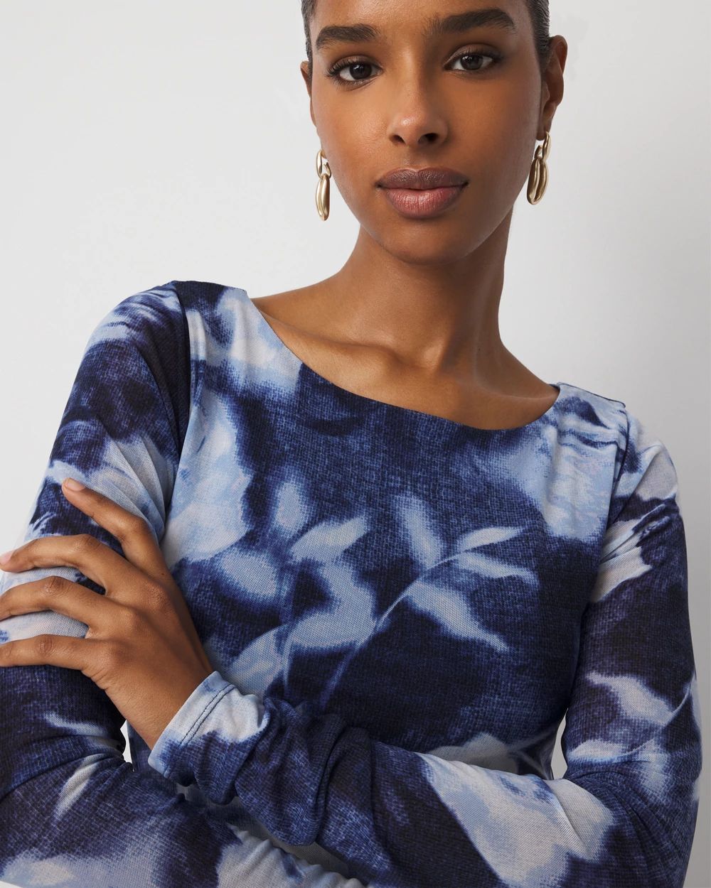 Floral Mesh Midi Dress