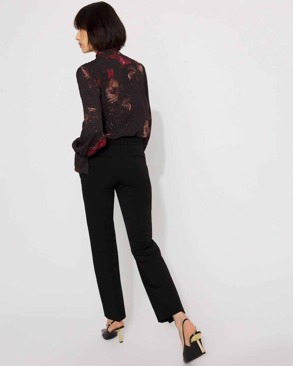 Mid-Rise Zoey Straight Pant