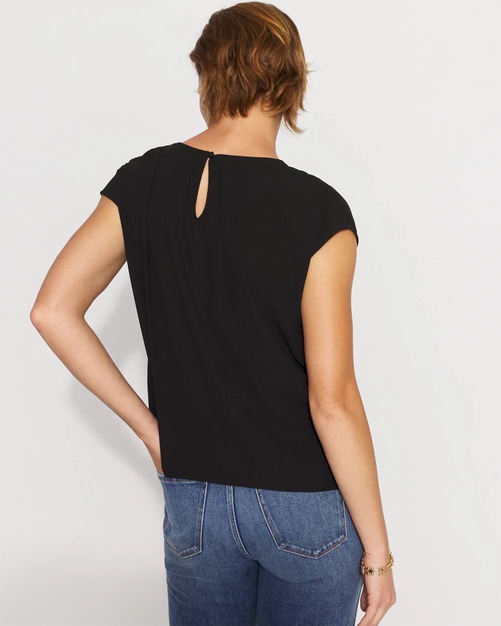 Twist-Neck Keyhole Shell