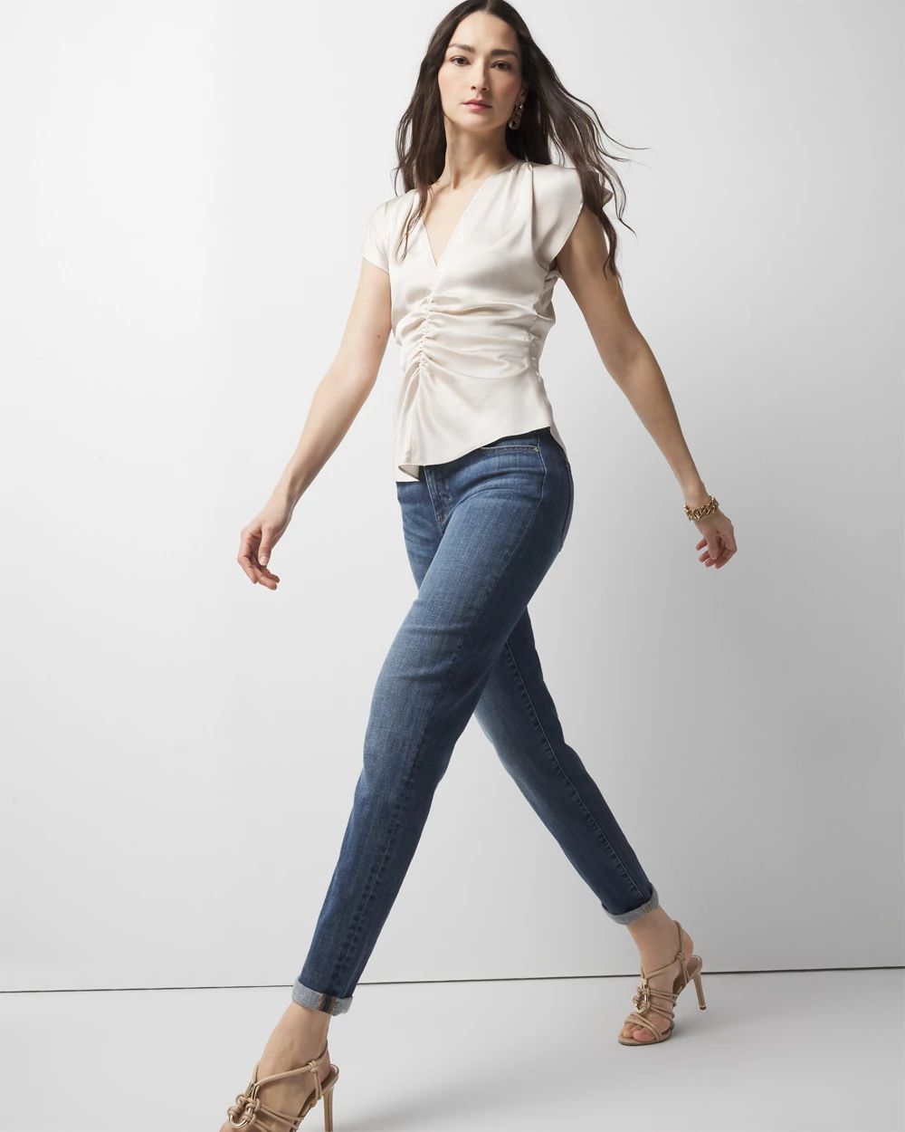 Mid-Rise Girlfriend Jean