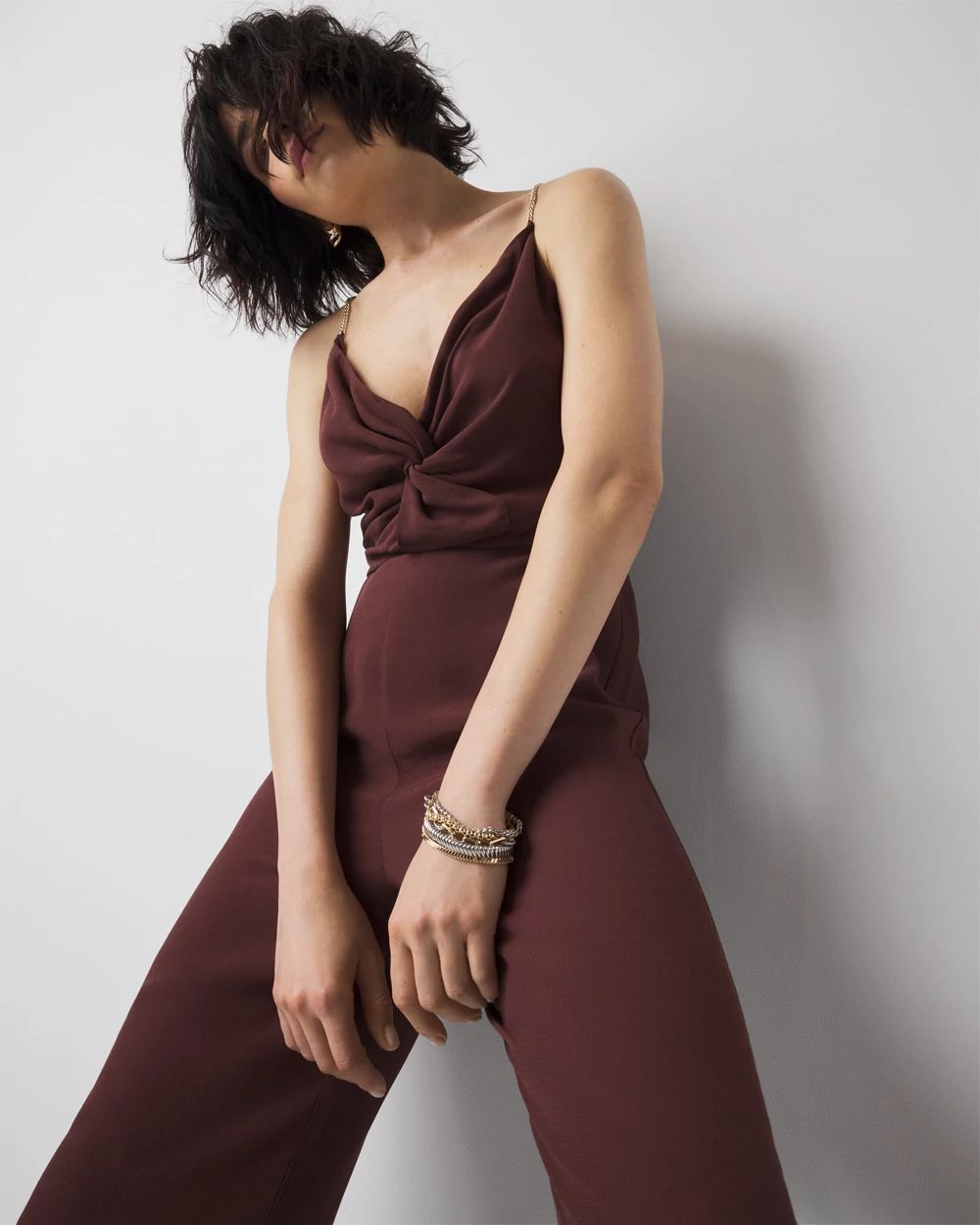 Twist Front Jumpsuit