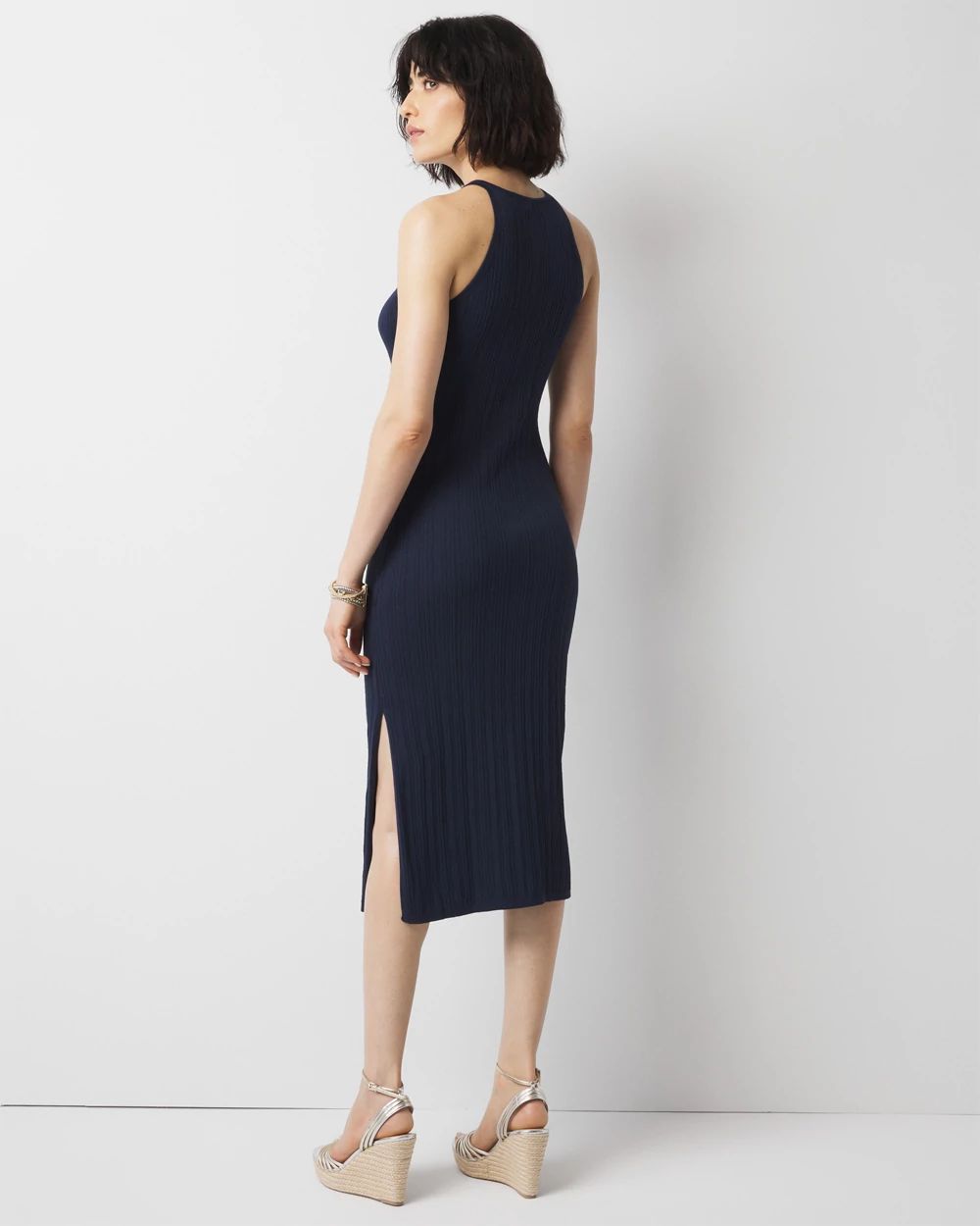 Halter Sweater Dress