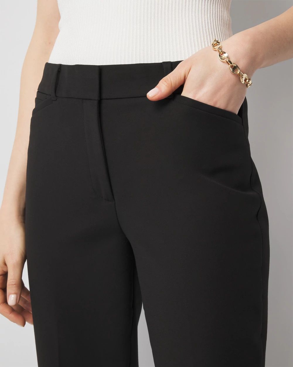 WHBM® Ines Slim Bootleg Comfort Stretch Pant click to view larger image.