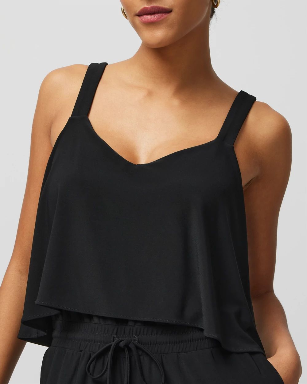 Matte Jersey Metallic Print Jumpsuit