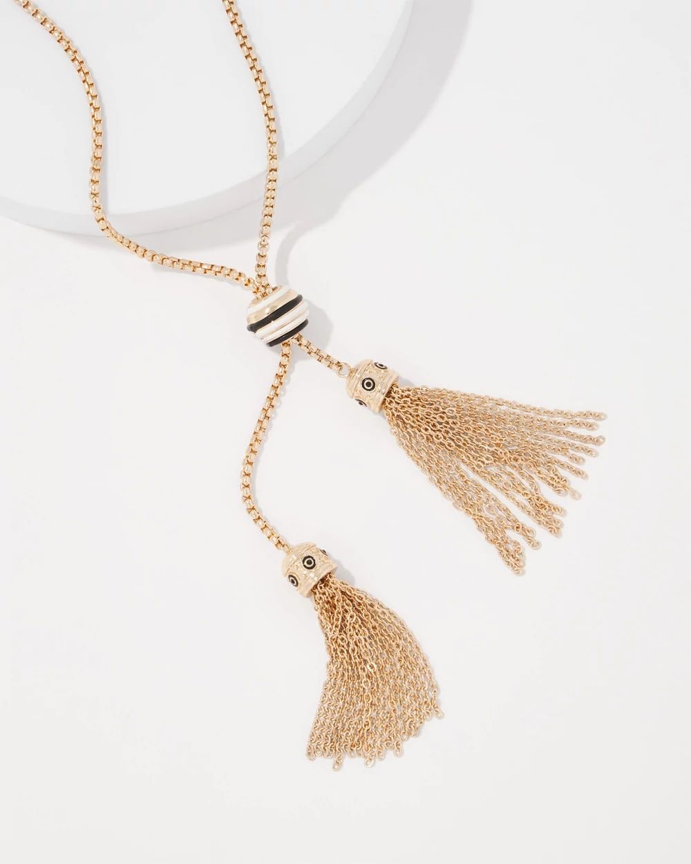 Chain Necklace with Tassels