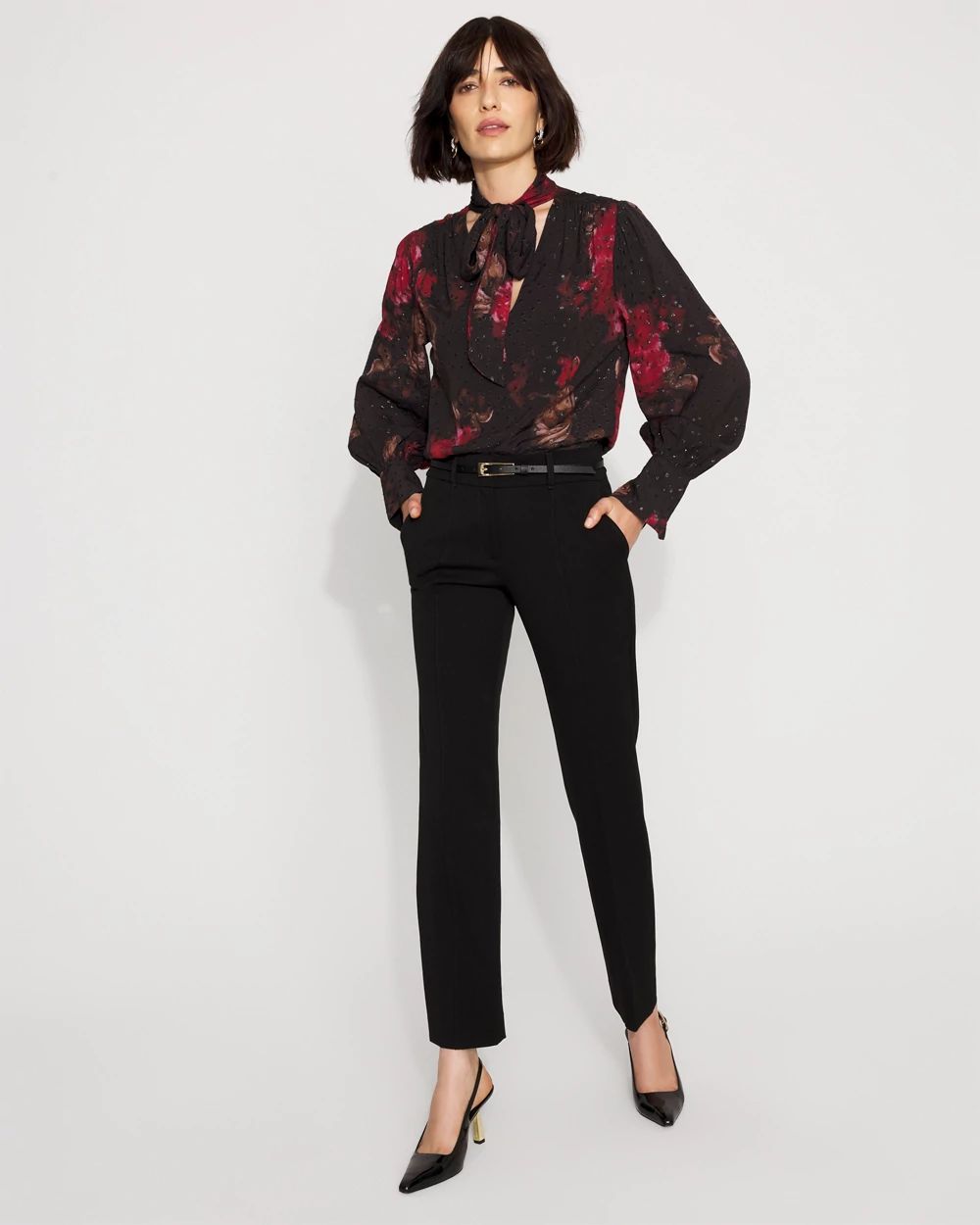 Mid-Rise Zoey Straight Pant