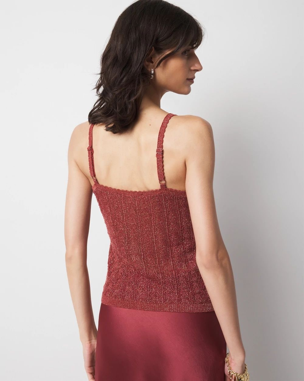 Metallic Sweater Camisole