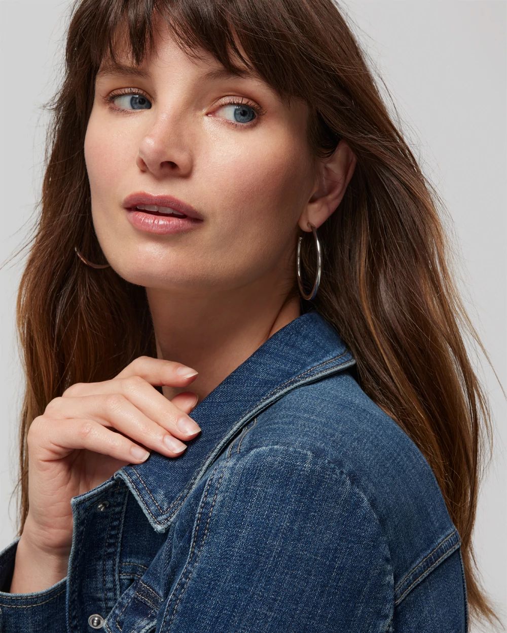 Silver Hoop Earrings