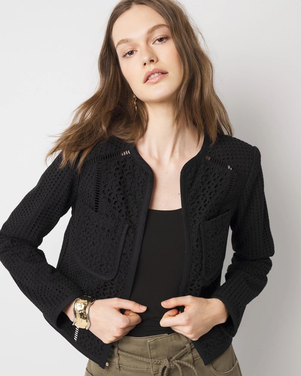 Eyelet Jacket