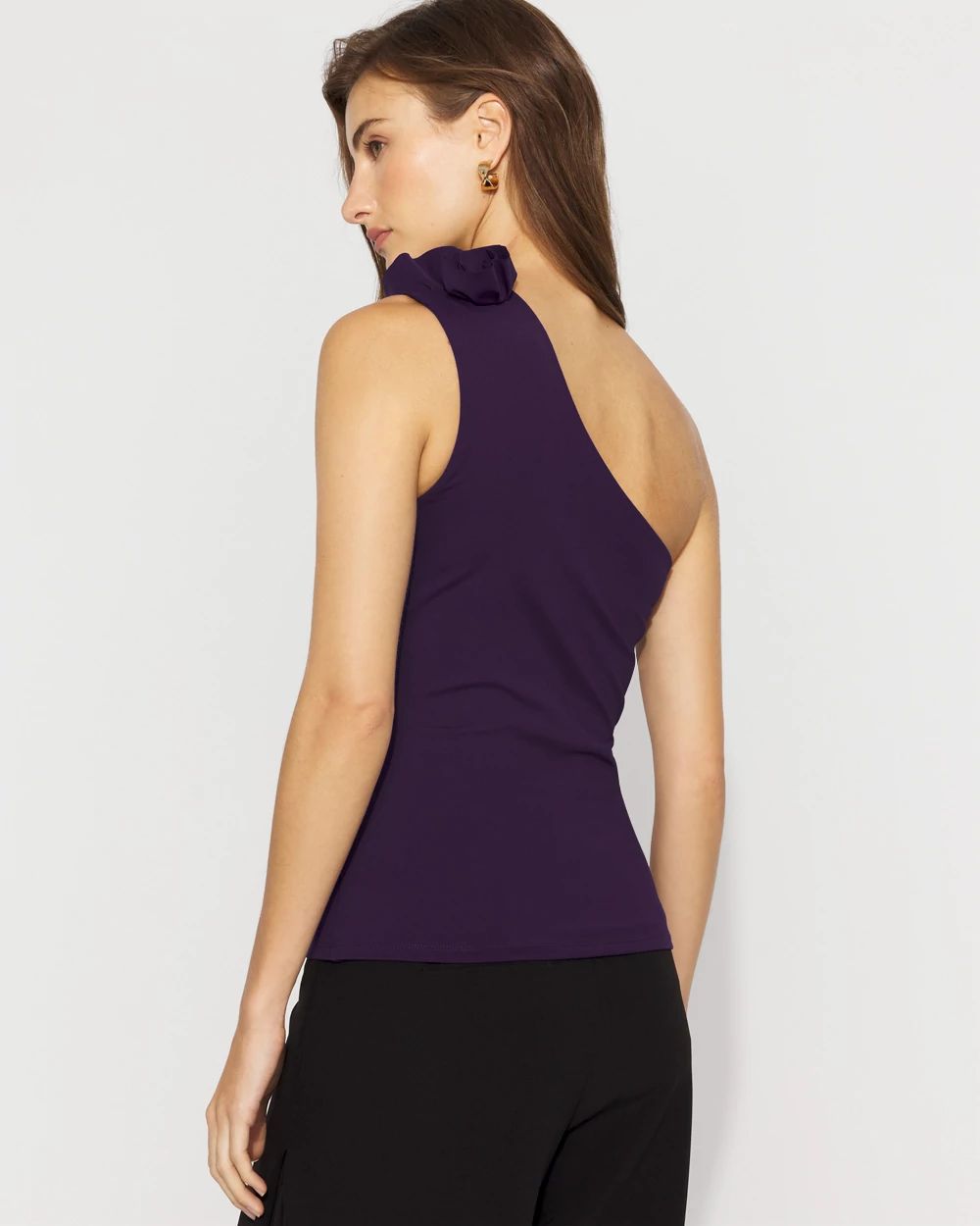 WHBM FORME™ Floral One-Shoulder Top