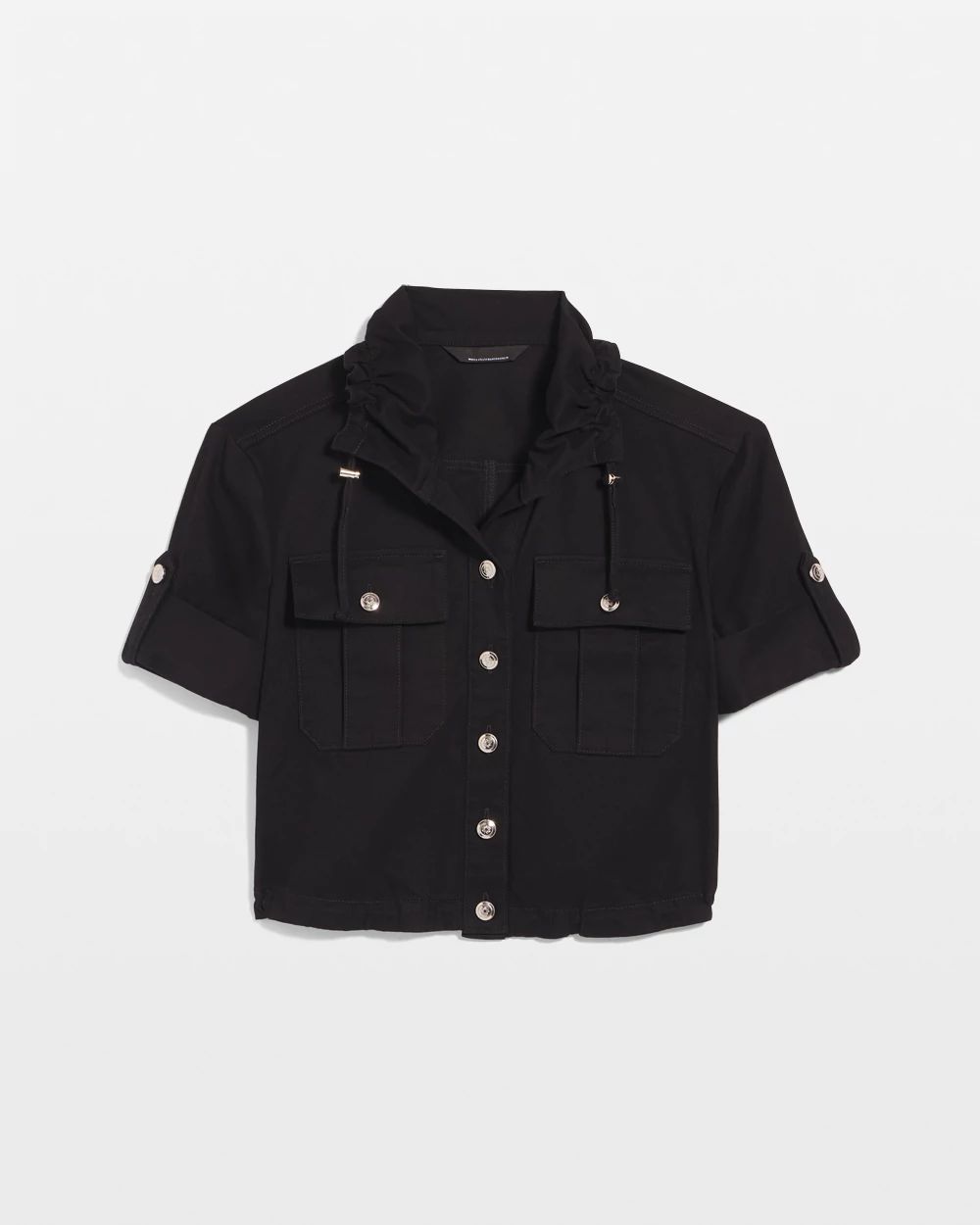 Short-Sleeve Pret Relaxed Utility Jacket