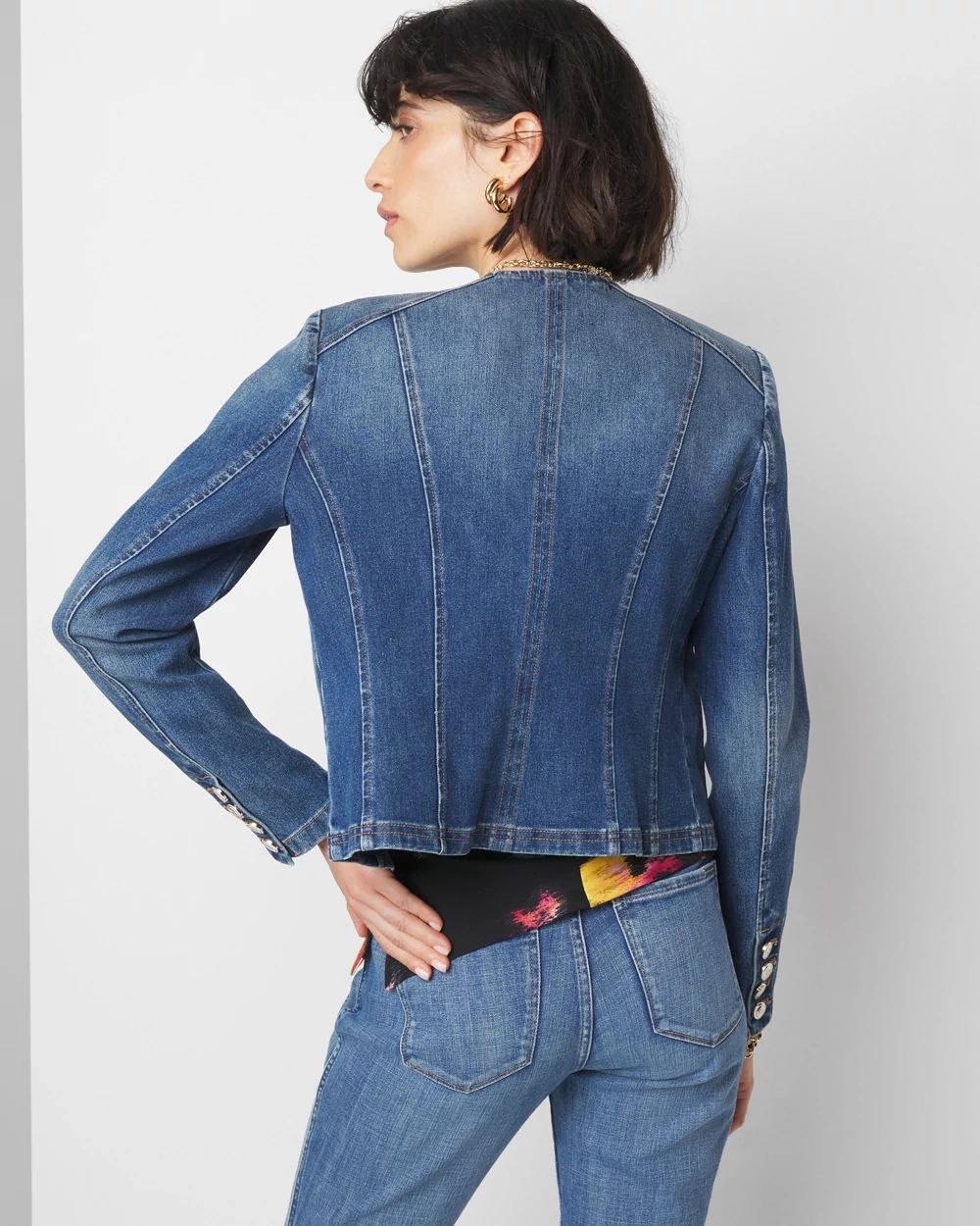 Cropped Denim Jacket