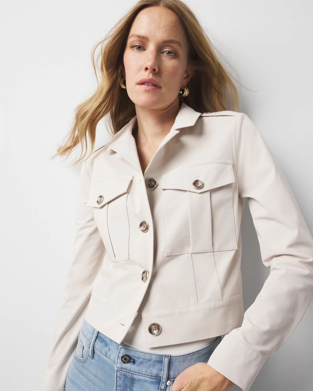 Cropped Utility Jacket