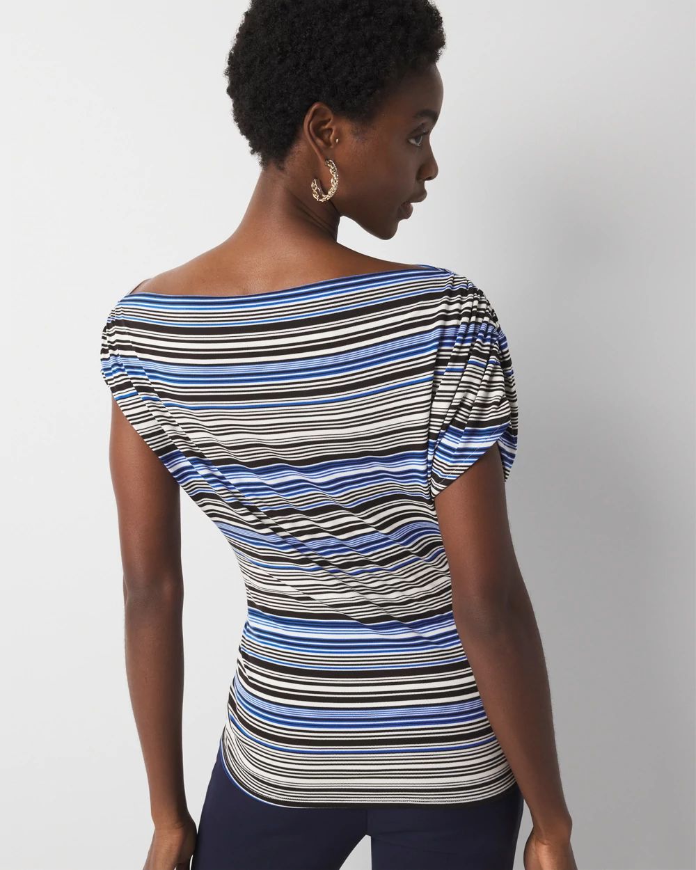 Asymmetric Ruched Top