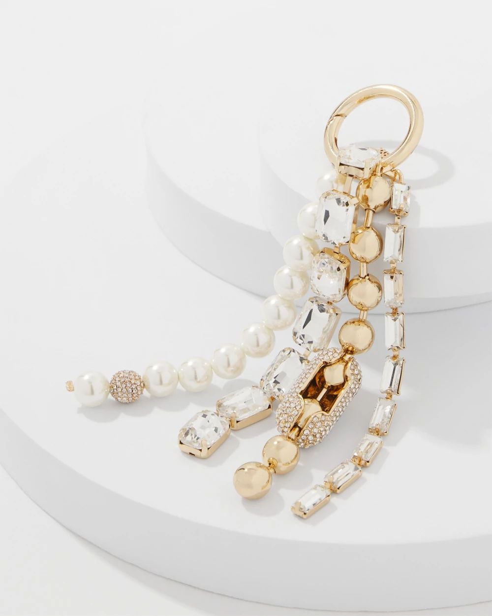 Mixed Metal Bag Charm