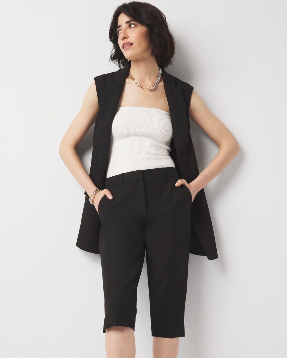 WHBM® Elle Slim Capri Pant