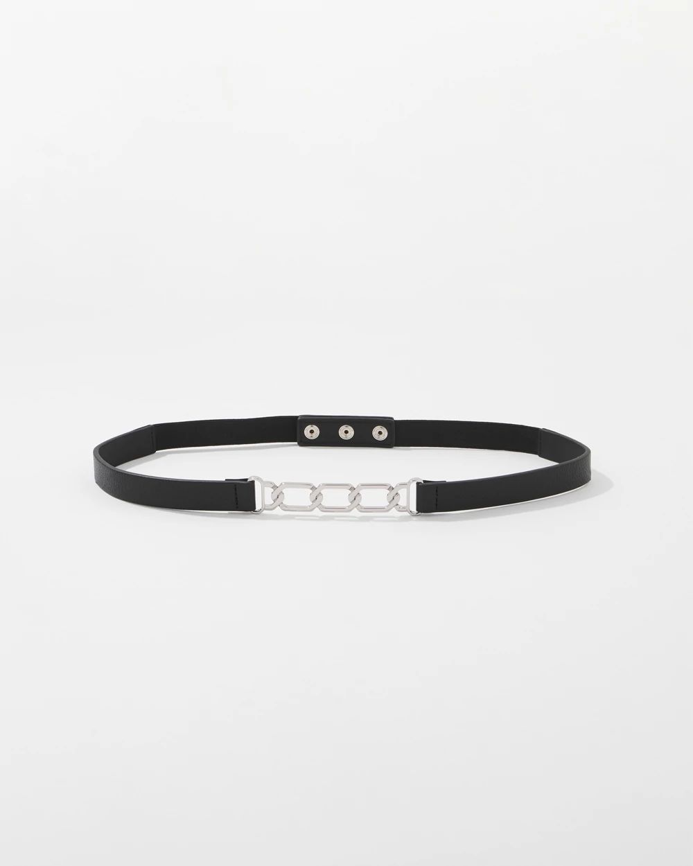 Silver Chain Stretch Belt