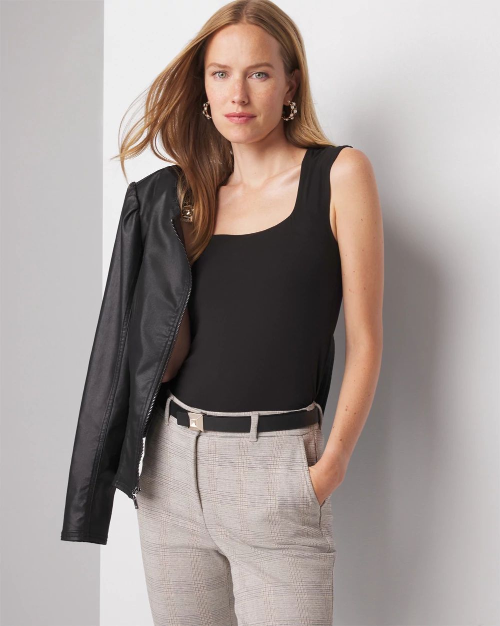 WHBM® FORME Square-Neck Top
