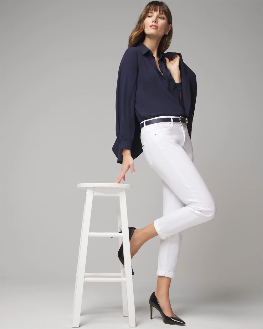 Mid-Rise Everyday Soft Denim™ Girlfriend Jeans