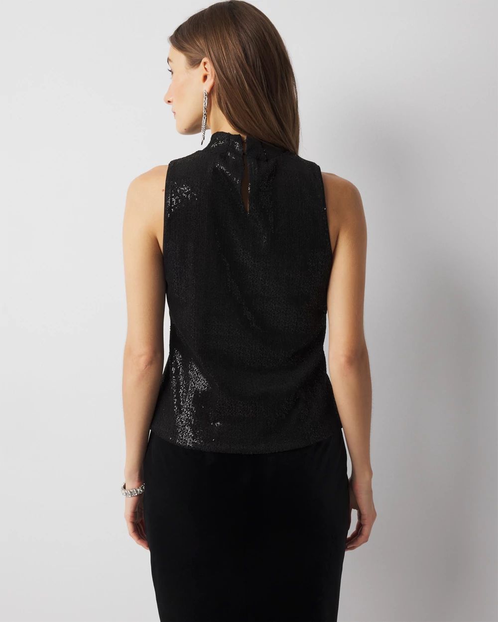 Velvet Sequin Tank Top
