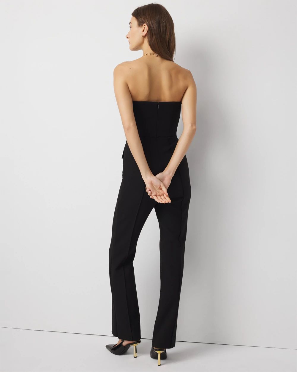 Double Weave Tuxedo Jumpsuit