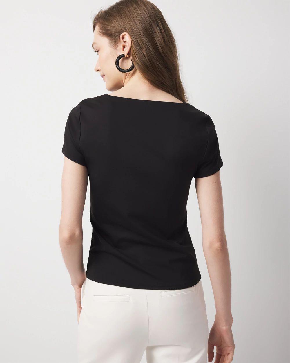 WHBM FORME™ All Ways Stretch Twist Front Tee