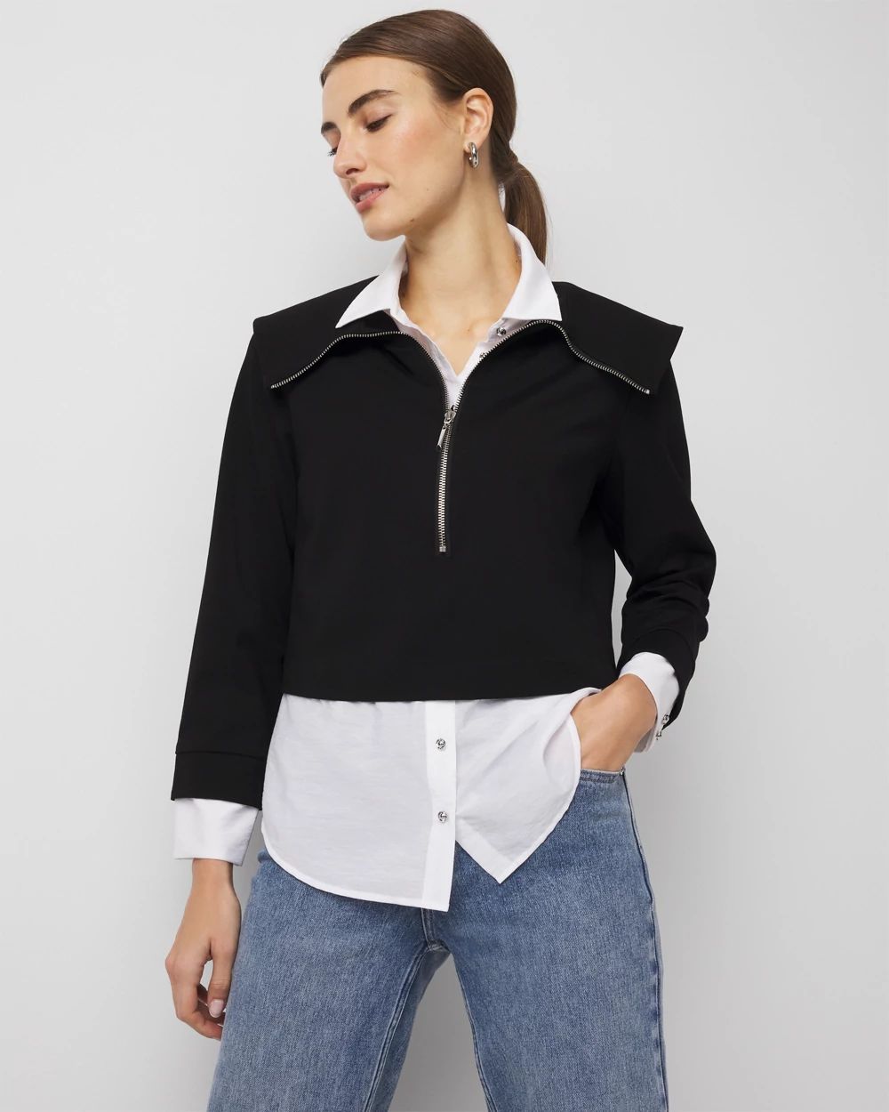 Ponte Jacket + Shirt