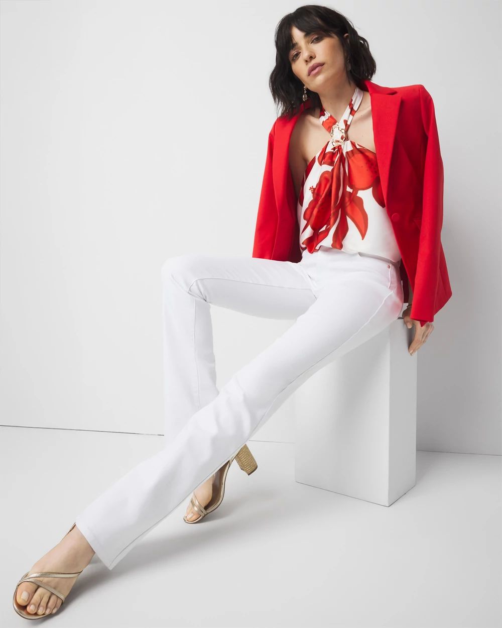 Mid-Rise Bootcut Jean