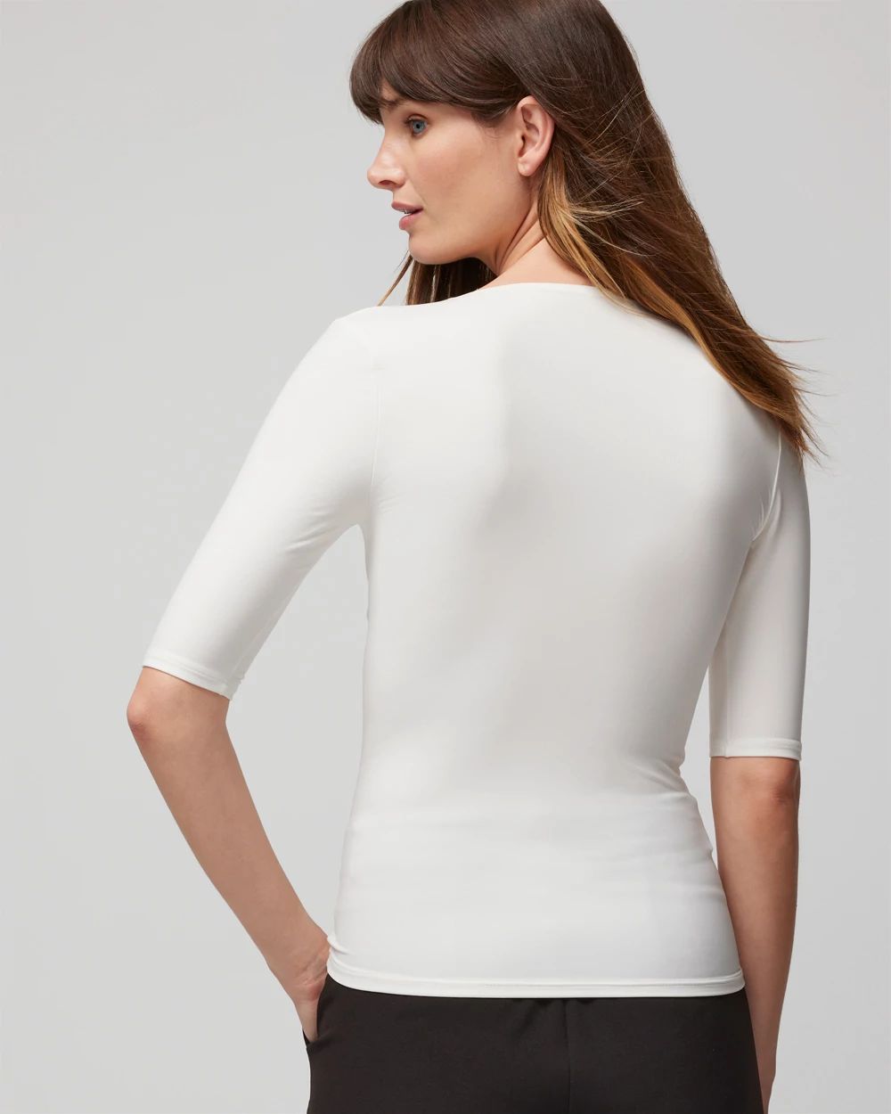 WHBM® FORME Elbow-Sleeve Top