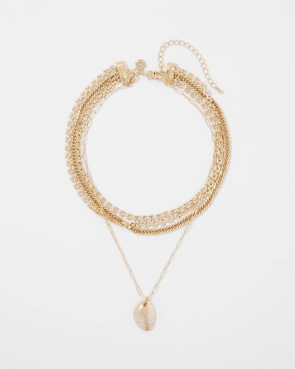 Multi-Strand Convertible Pendant Necklace