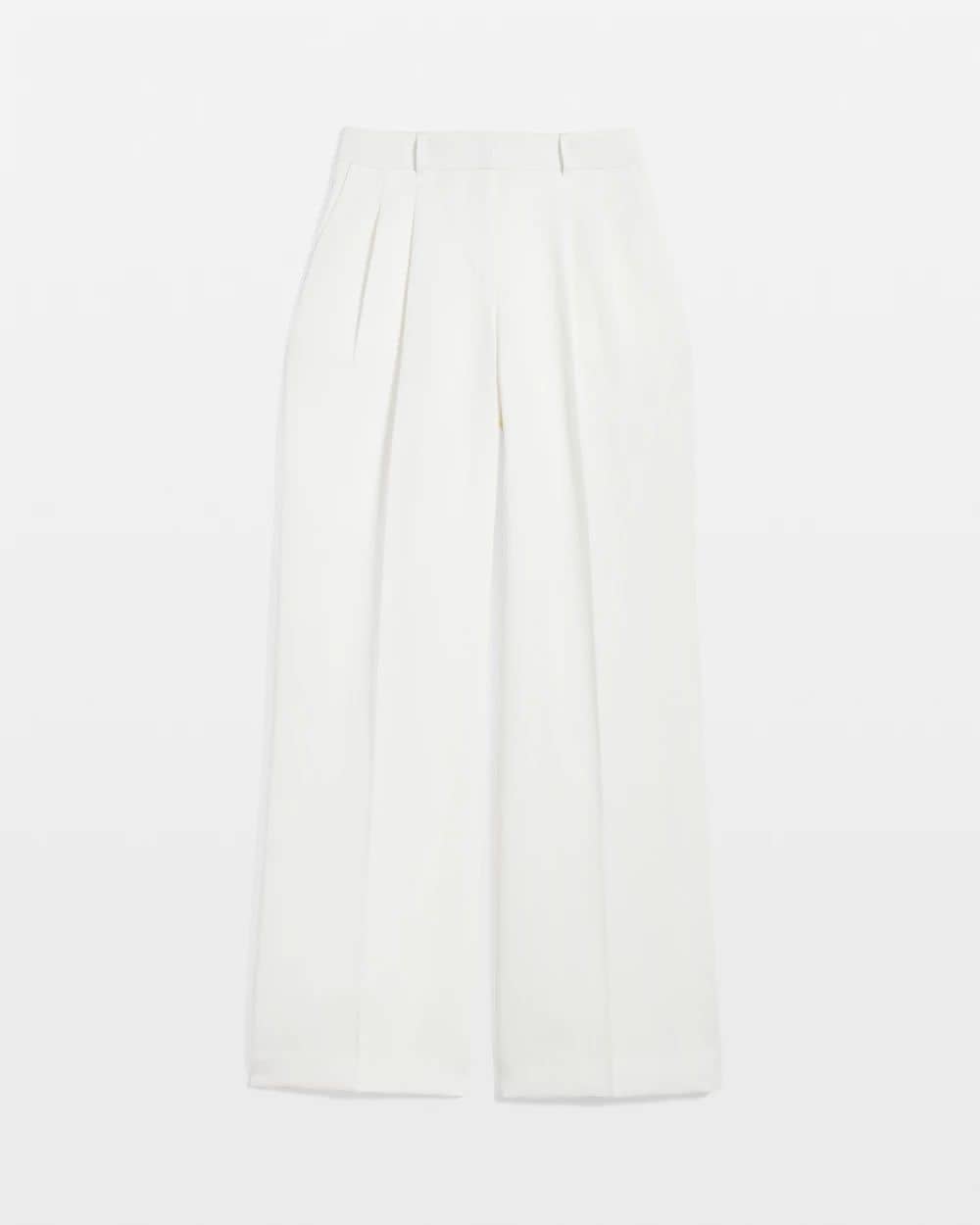 Pleated Wide Leg Pant