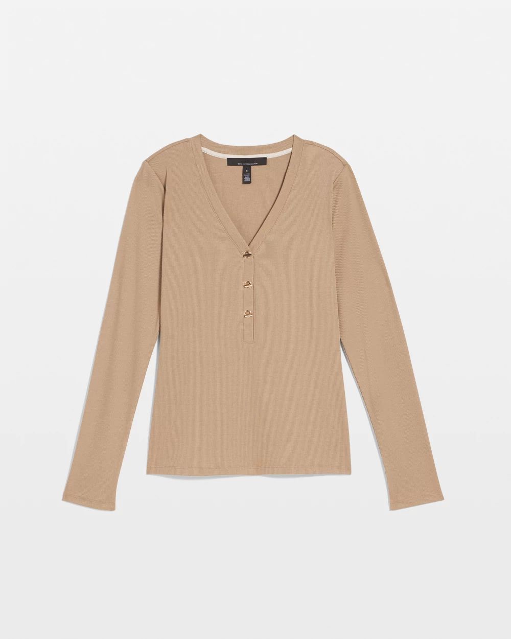 Turnlock Long Sleeve Henley Tee