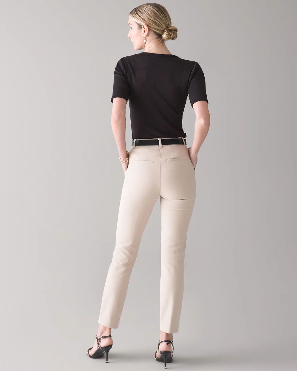 Petite WHBM® Elle Slim Ankle Comfort Stretch Pant