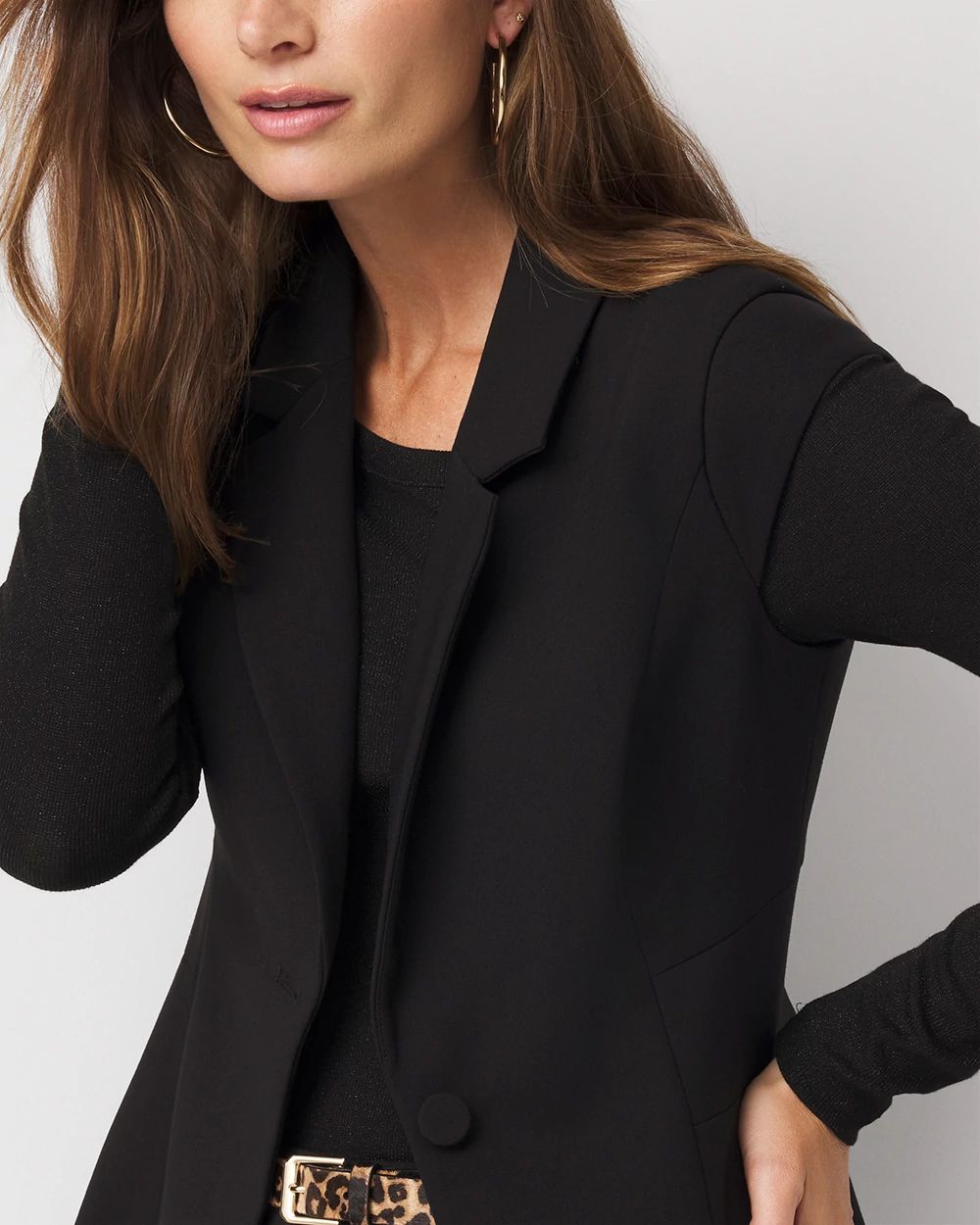 Cropped Tailored Vest